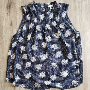 Joie Floral Smocked Neck Camisole